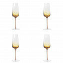 Broste Amber champagne glas, 20cl