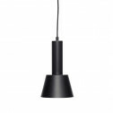 Hübsch Interior zwart metalen hanglamp 'Mono', Ø15cm